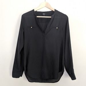 Mossimo Black Blouse Size XS